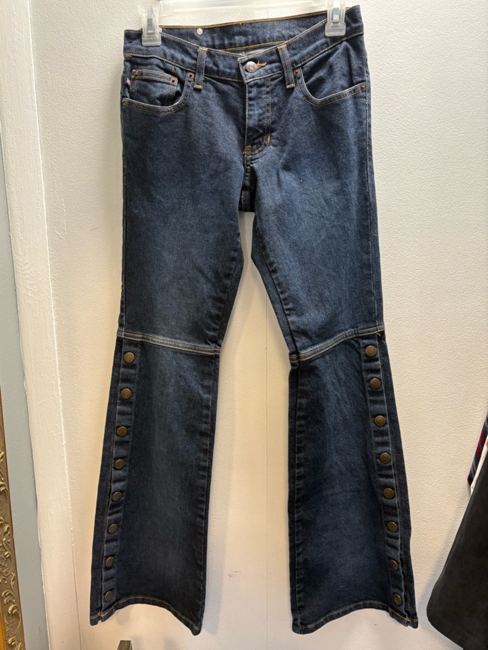 Ralph Lauren Western boot cut snap jeans like new